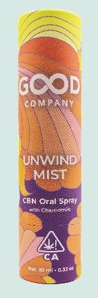 Good Company 10ml Oral Spray - Unwind Mist