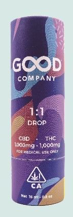 Good Company 15ml Tincture - 1:1 Drop
