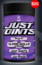 SEVENg Just Joints 14G 14 Pre-Rolls Mota OG