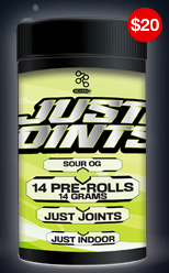 SEVENg Just Joints 14G 14 Pre-Rolls Sour OG