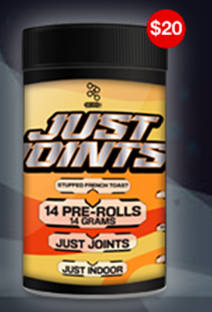 SEVENg Just Joints 14G 14 Pre-Rolls Stuffed French Toast