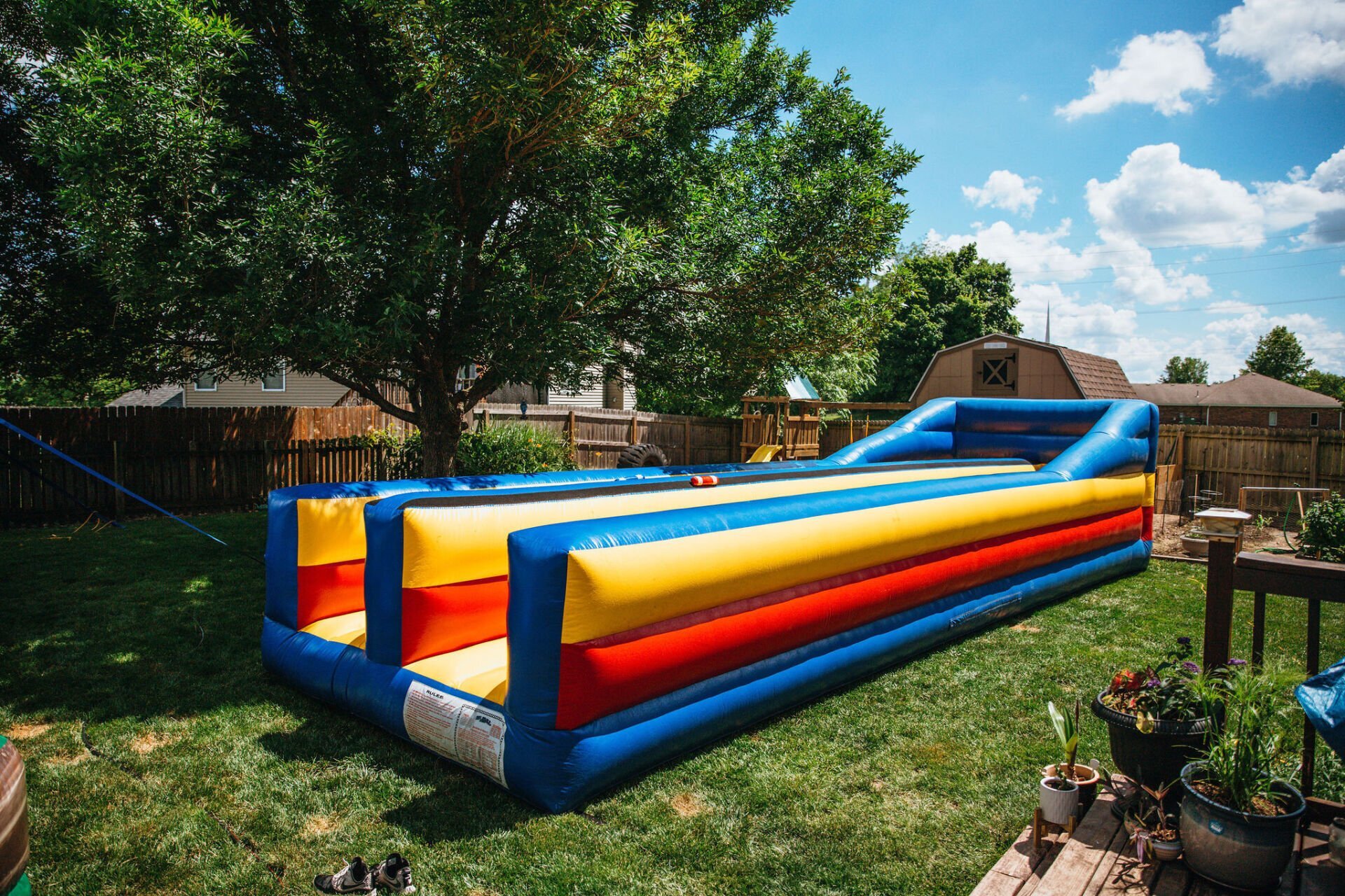 Dual Lane Bungee Run