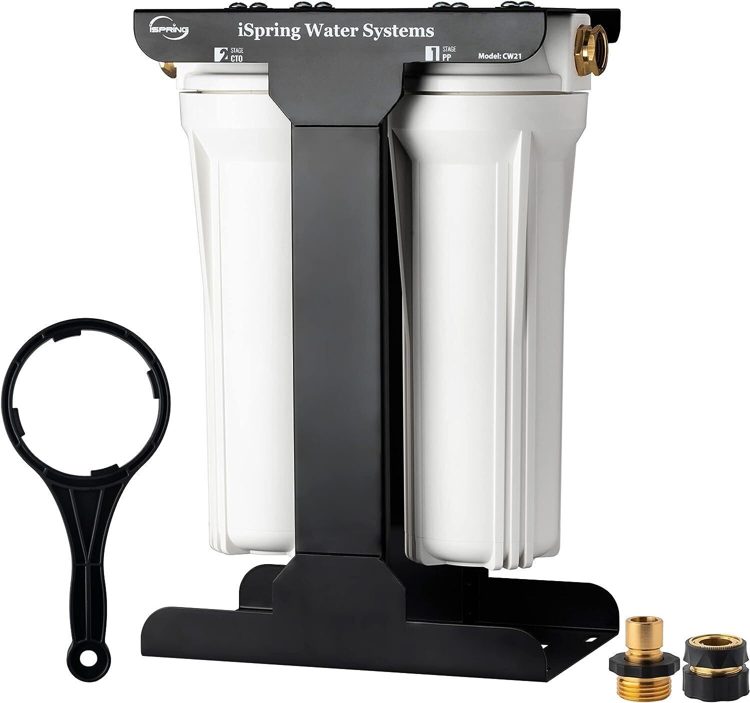 iSpring CW21 2-Stage RV Water Filtration System for Campers