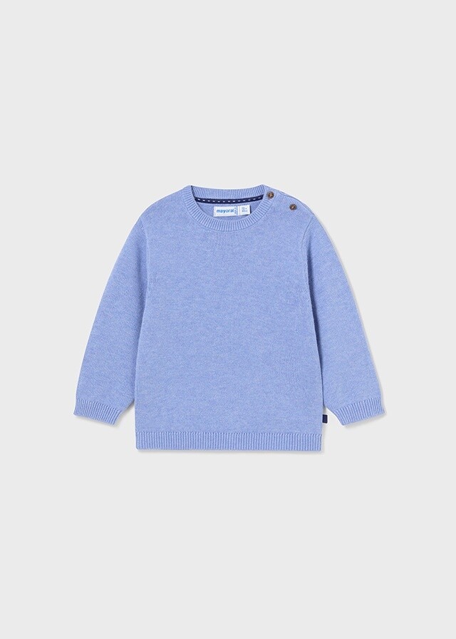 Blue basic sweater