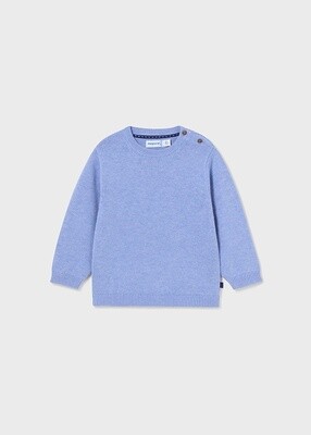 Blue basic sweater