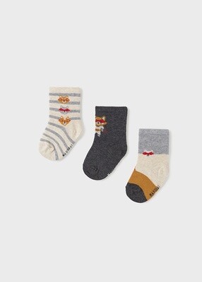 Three piece set boy socks