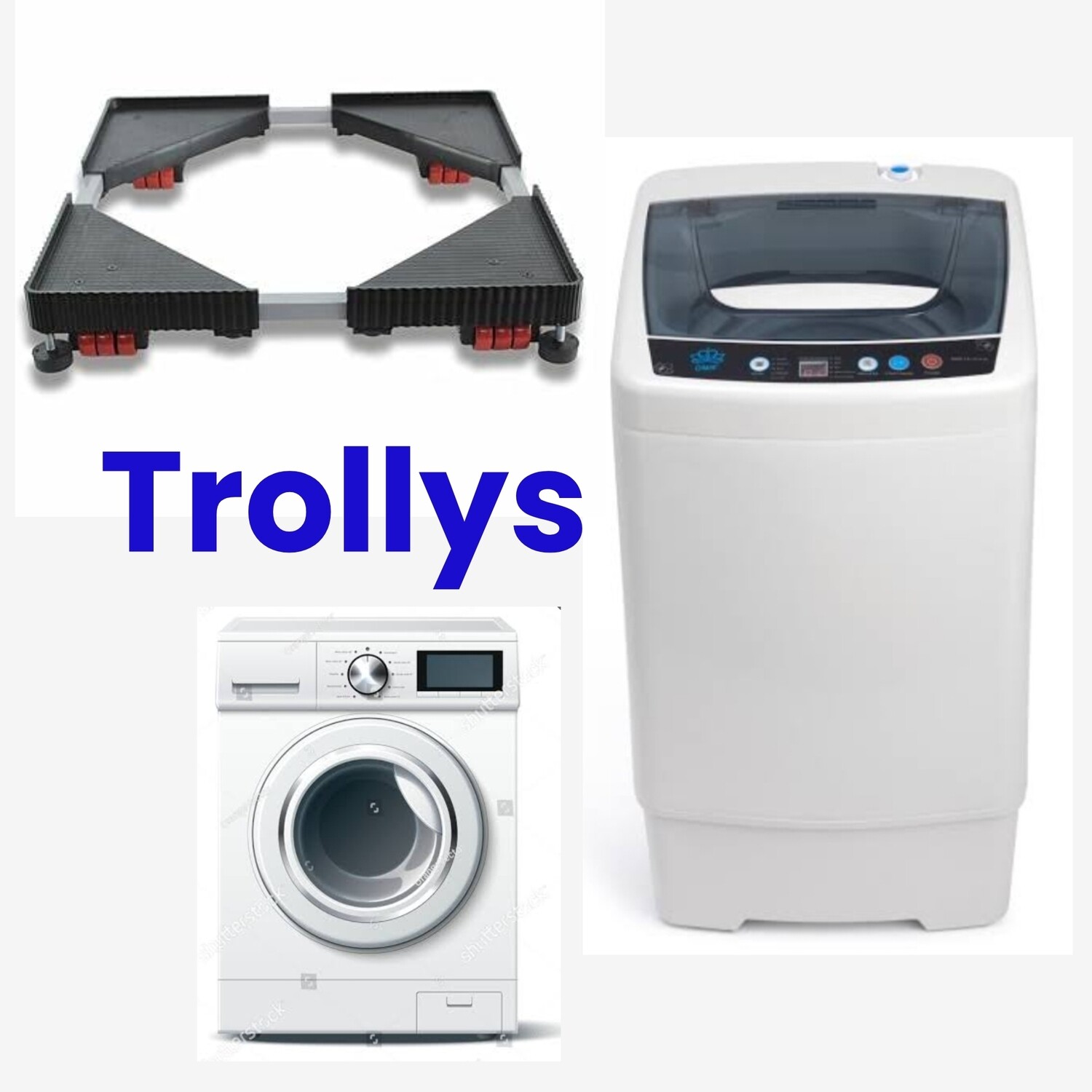 Washing machine trolly suitable for your brands.
Free installation. 
Free delivery.