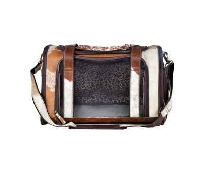 Window Hairon Leather Dog Bag S-5783