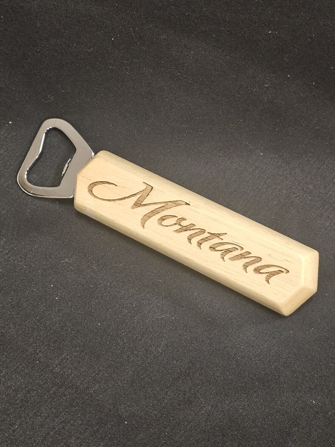 Large Wood Bottle Opener Magnet