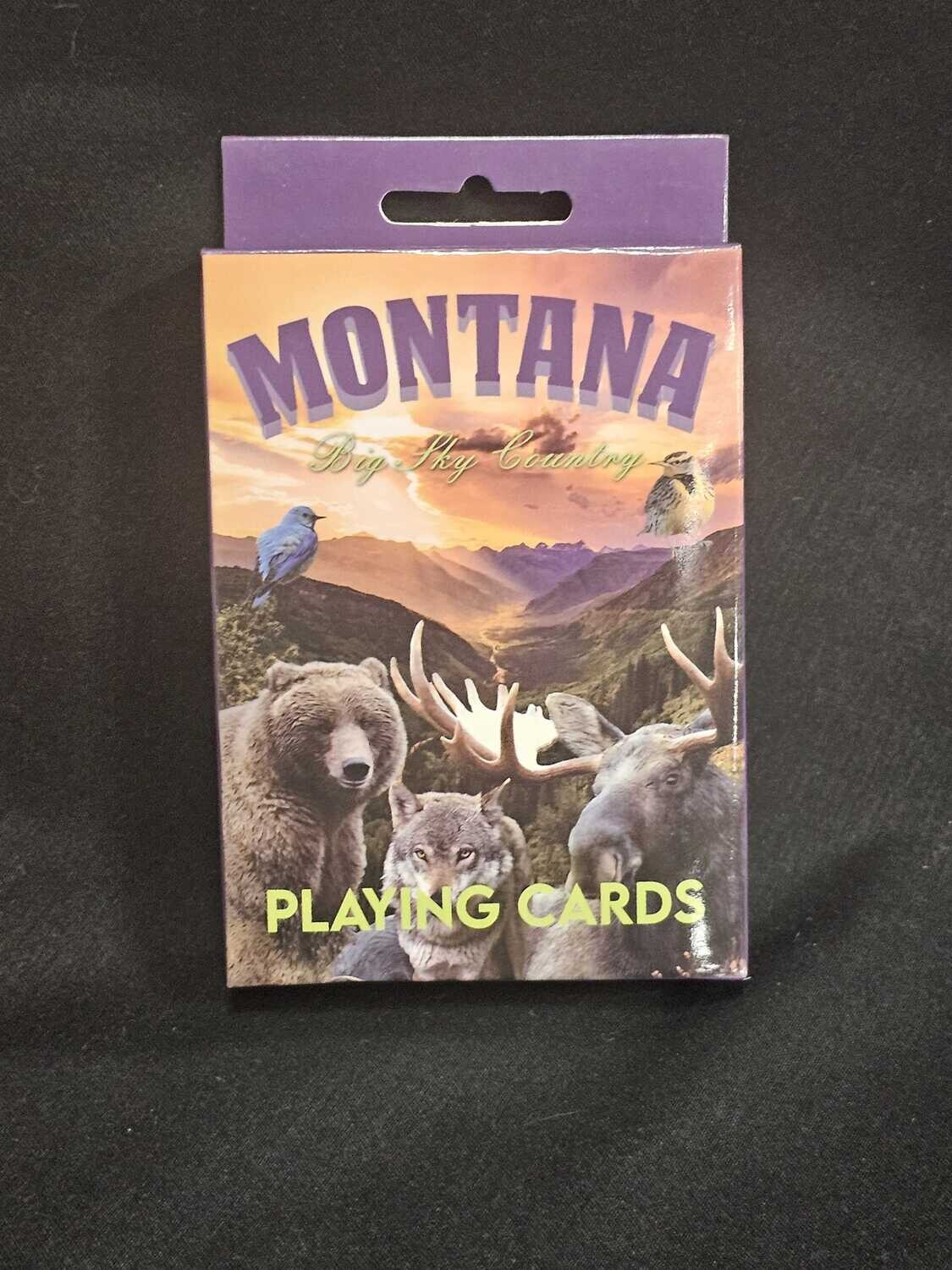 Montana Westside Collage Playing Cards