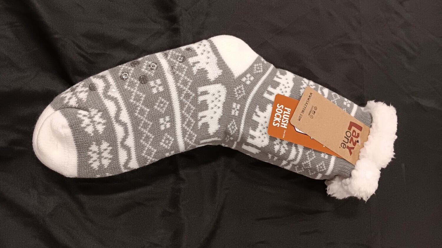 Nordic Bear Plush Sock