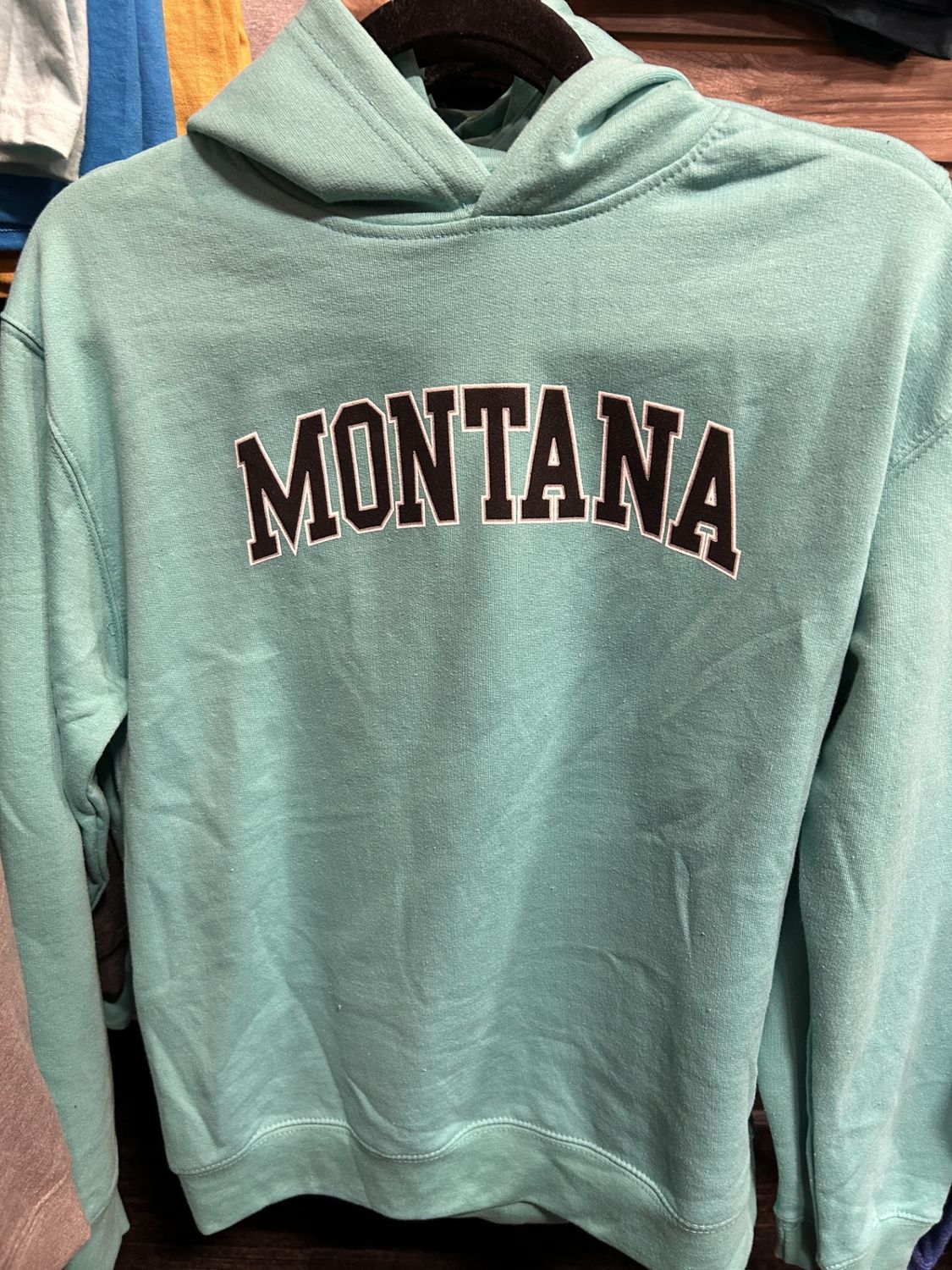 Youth Hooded College Stitch Sweatshirt Chalky Mint S