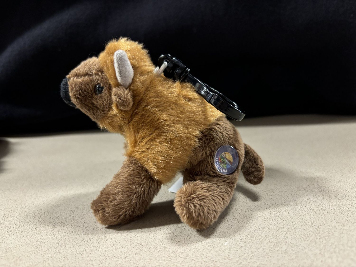 Montana 4&quot; Plush Bison P4BSNMON