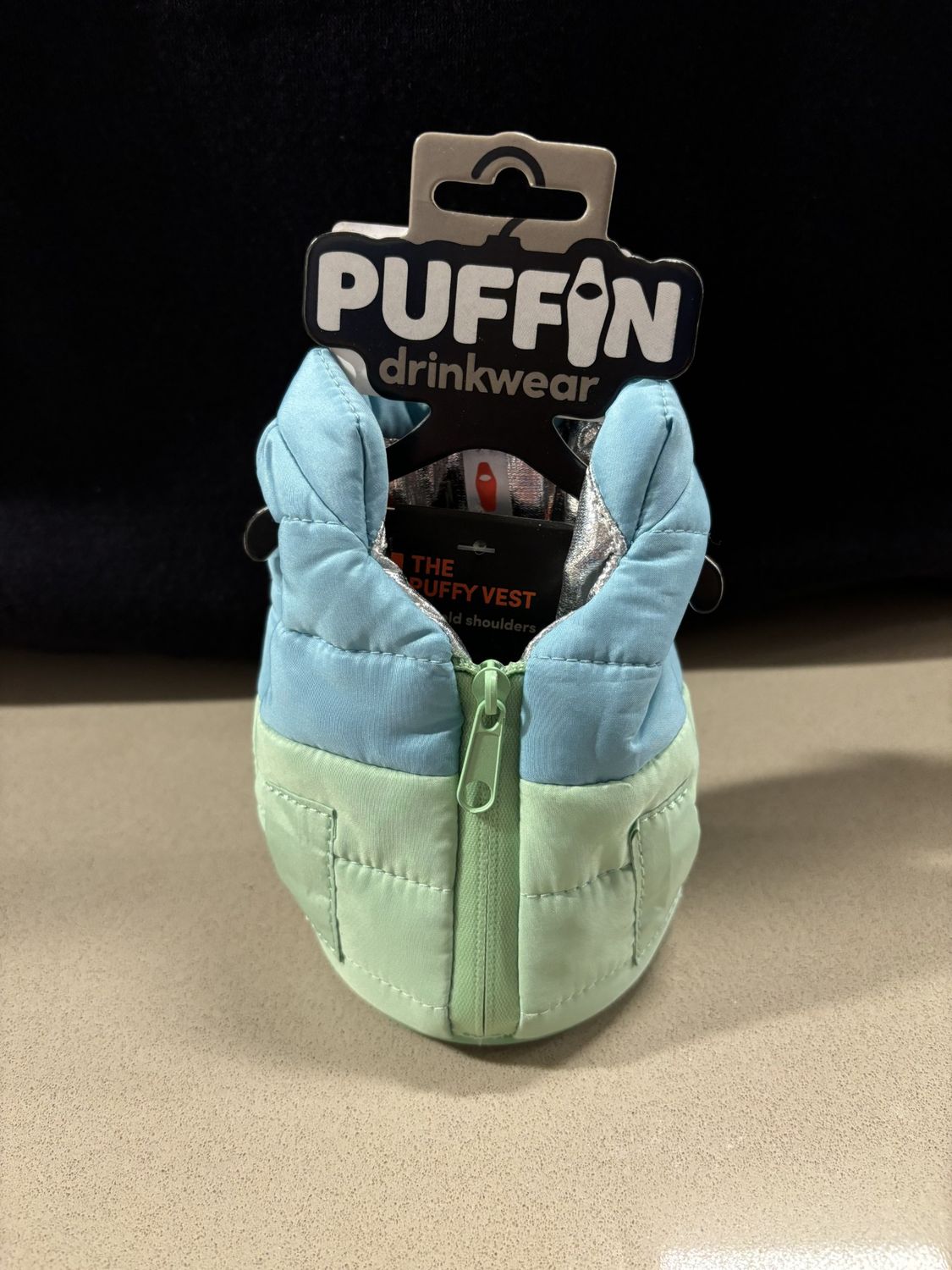 DO1214-314 Puffin The Puffy Vest Seafoam/Crater Blue