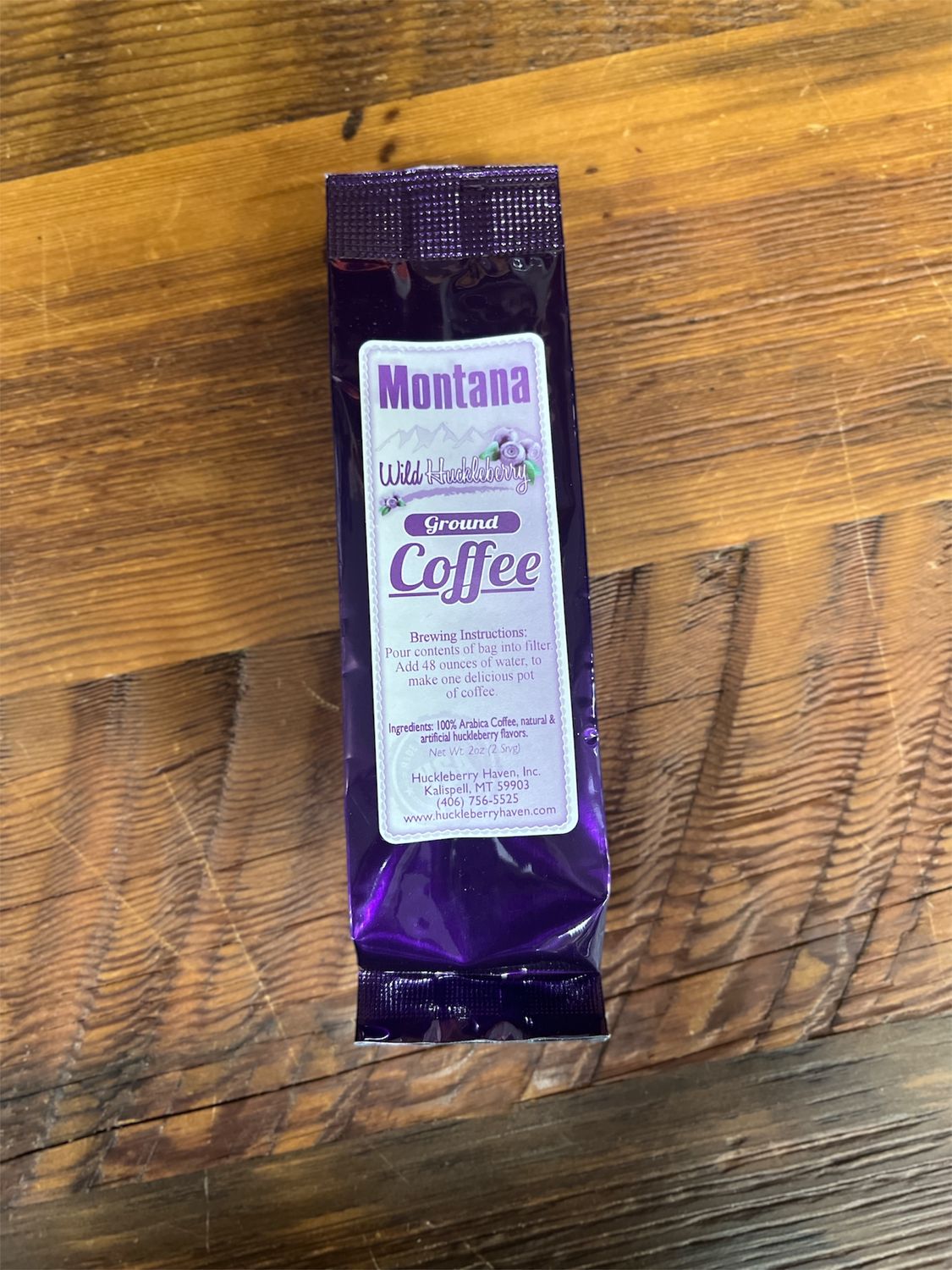 Wild Huckleberry Coffee - 2oz Bag