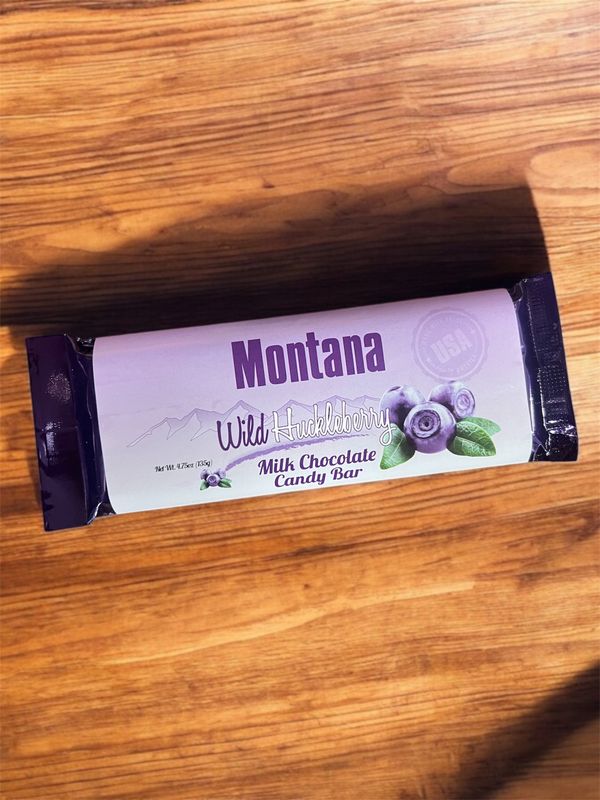 Wild Huckleberry Milk Chocolate Candy Bar