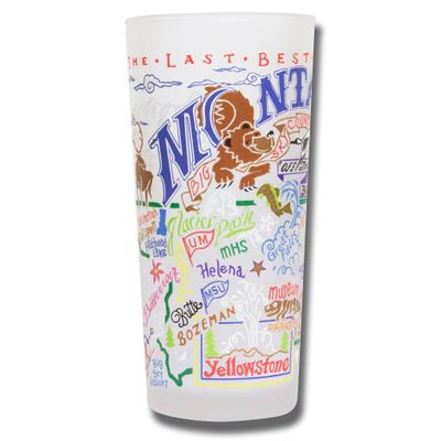 Montana Frosted Drinking Glass - 15oz