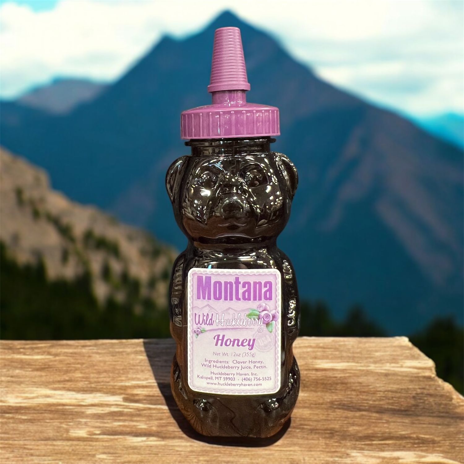 Wild Huckleberry Honey 12oz