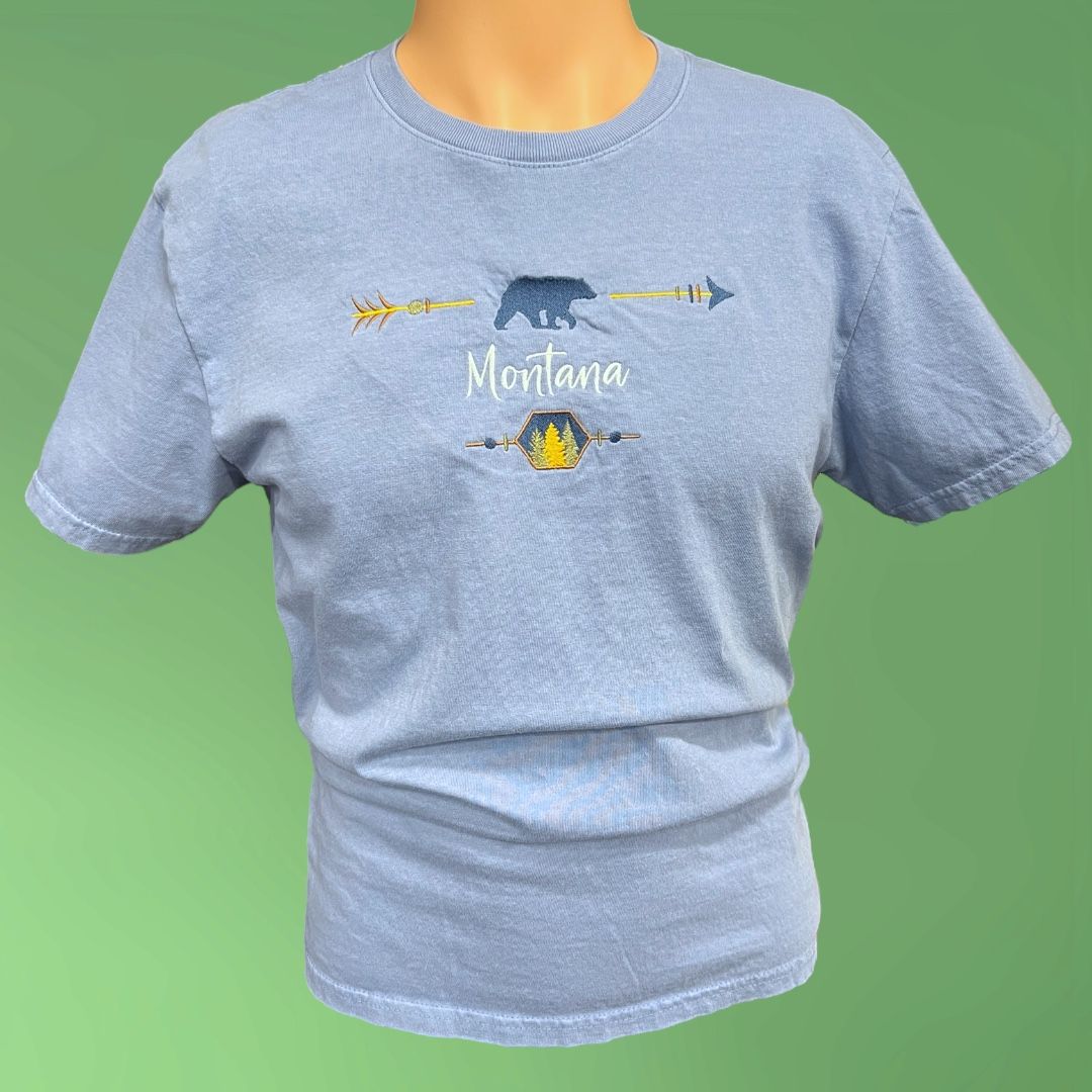 Embroidered All About the Bear T-Shirt