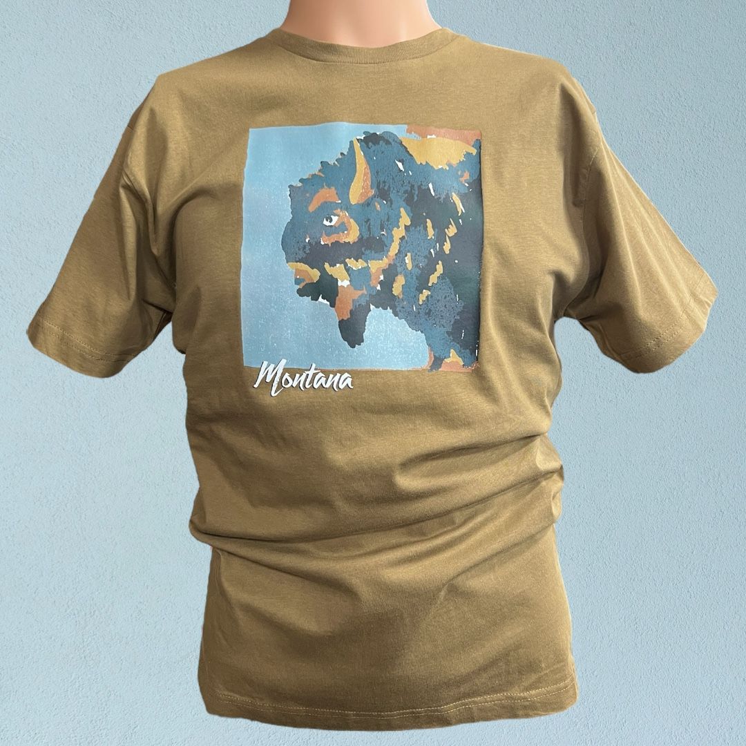Chiseled Chad Bison Crewneck T-Shirt