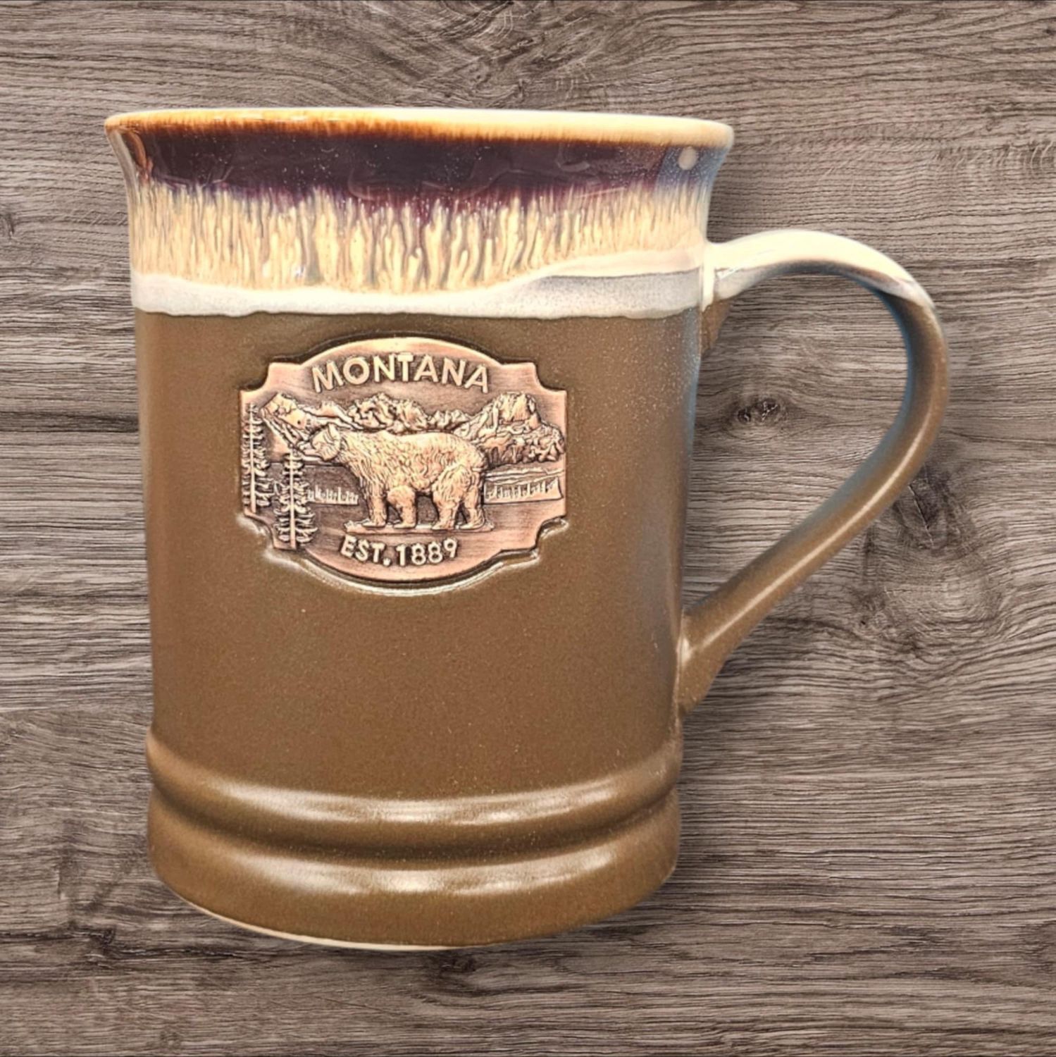 Montana 3D Medallion Mug - Reactive Glaze