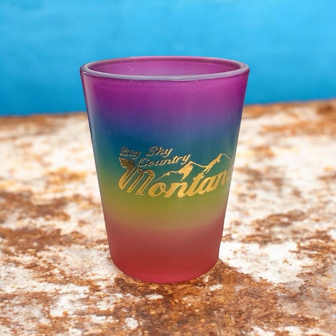 MT Rainbow Base Shot Glass
