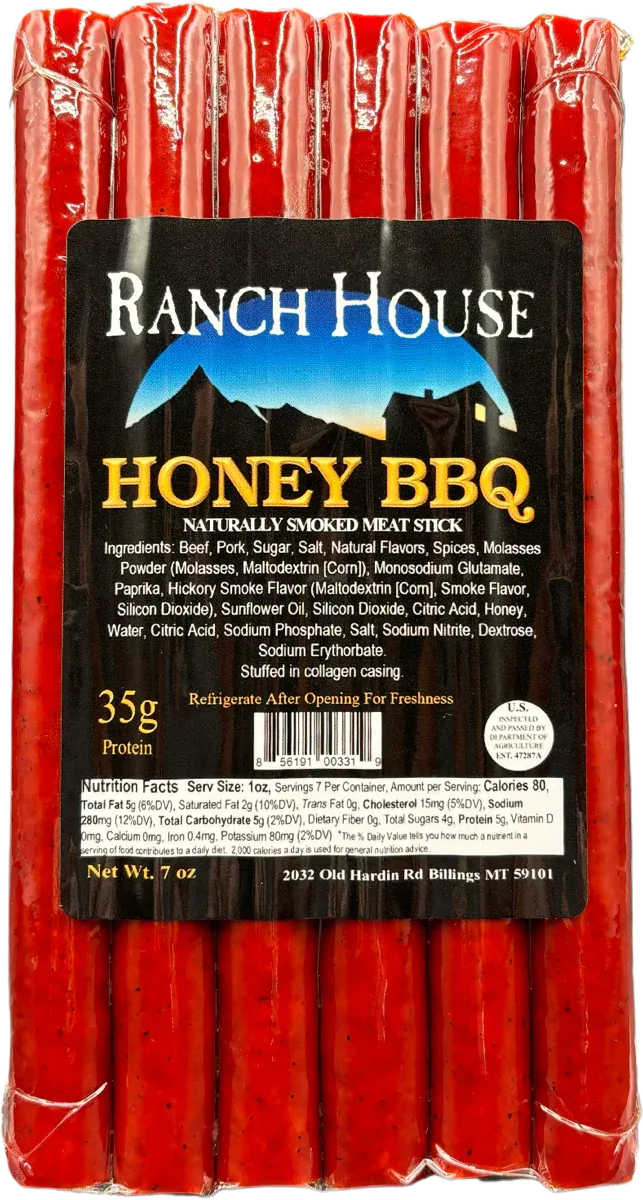 Ranch House Honey BBQ Snack Sticks 7oz
