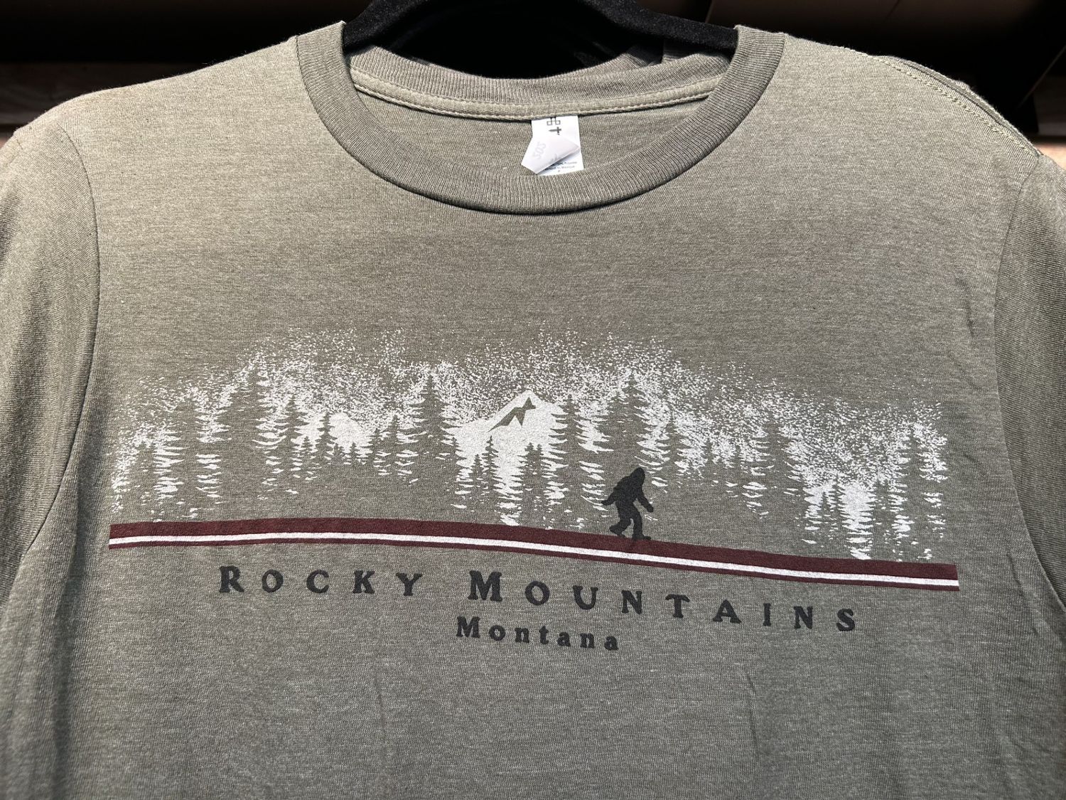 Rocky Mountains Big Foot T-Shirt, Size: S