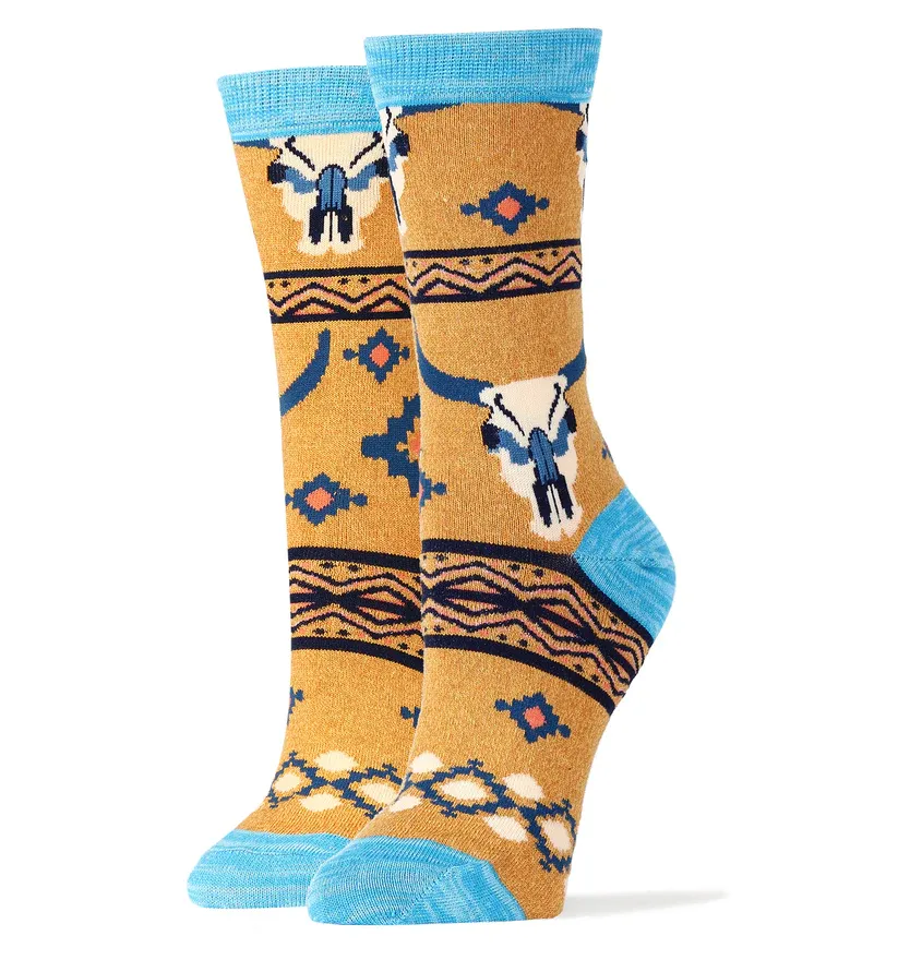 Long Horn Summer - Women&#39;s Crew Socks