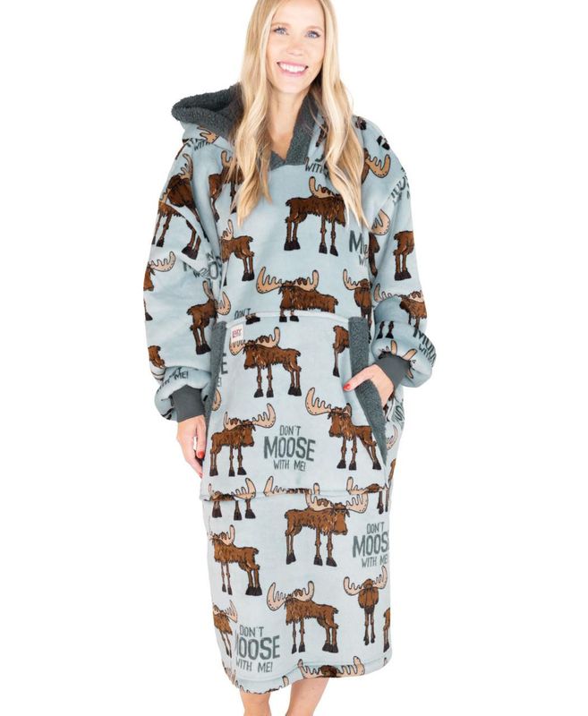 Don&#39;t Moose With Me Blanket Hoodie