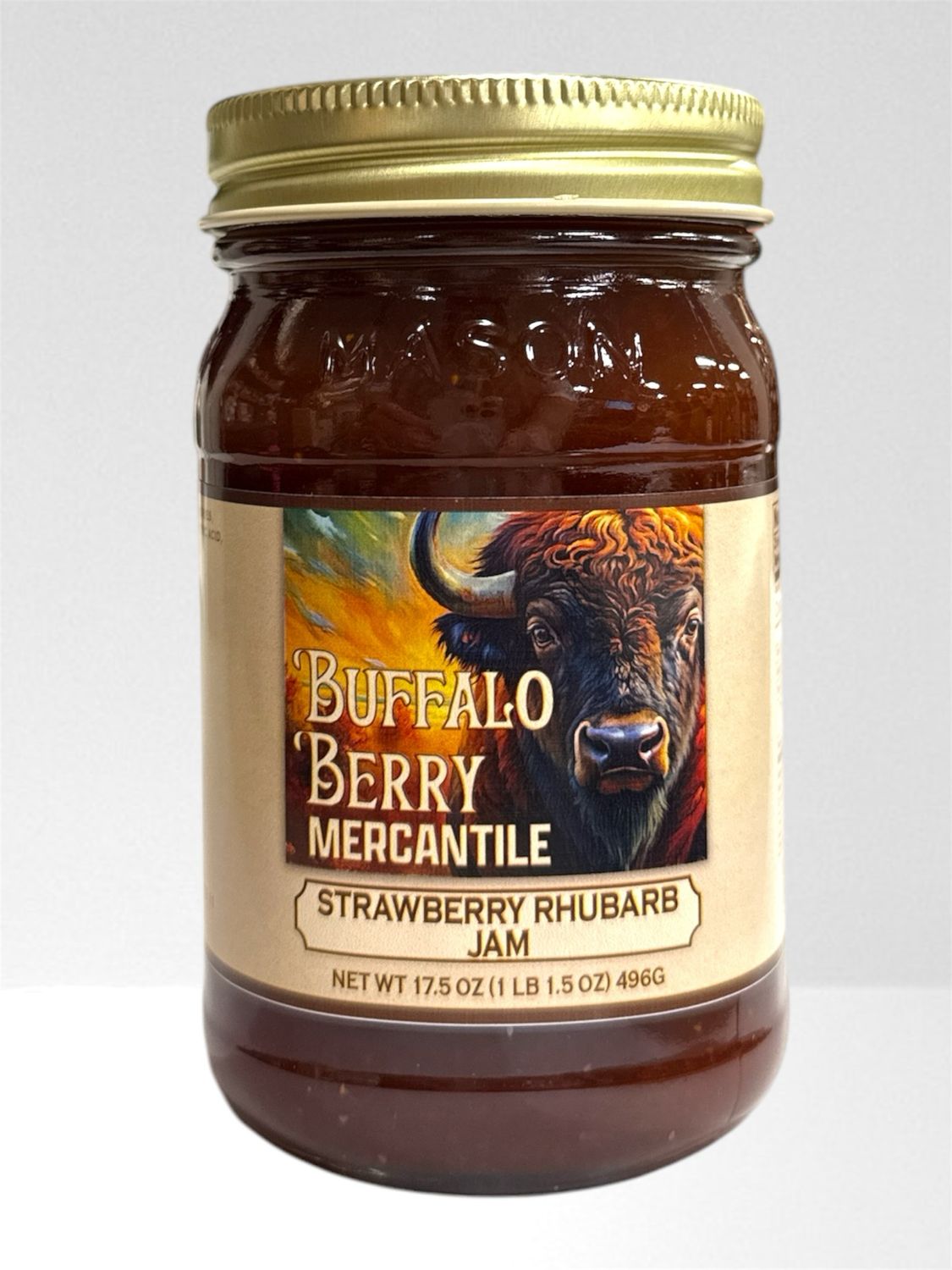 Strawberry Rhubarb Jam 17.5 oz