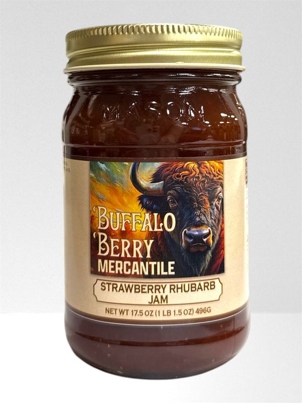 Strawberry Rhubarb Jam 17.5 oz