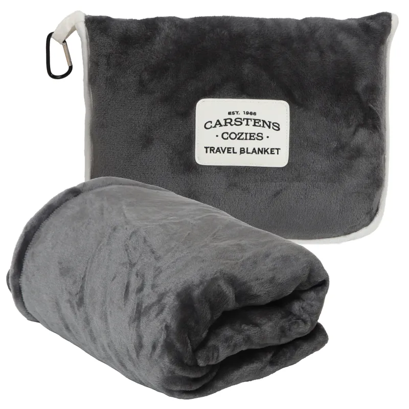 Carstens Cozies Travel Blanket Perfect Grey