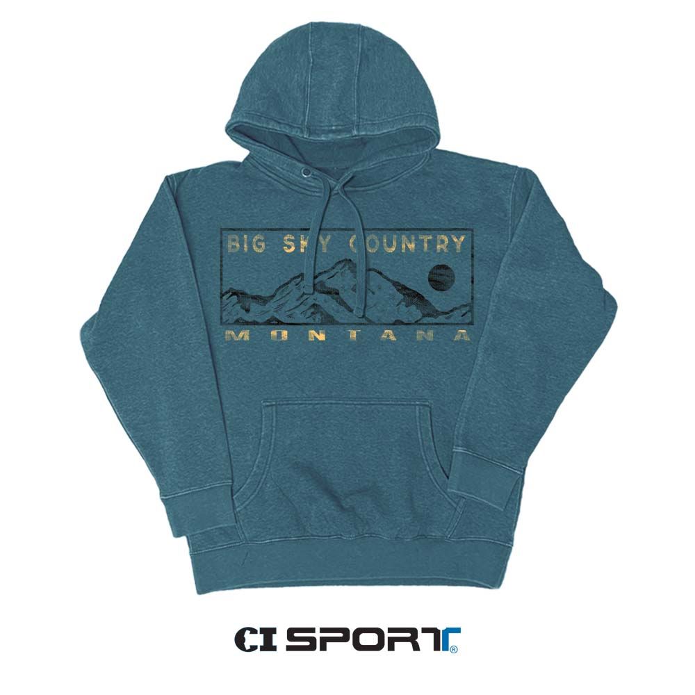 Big Sky Country Montana Throwback Hoodie
