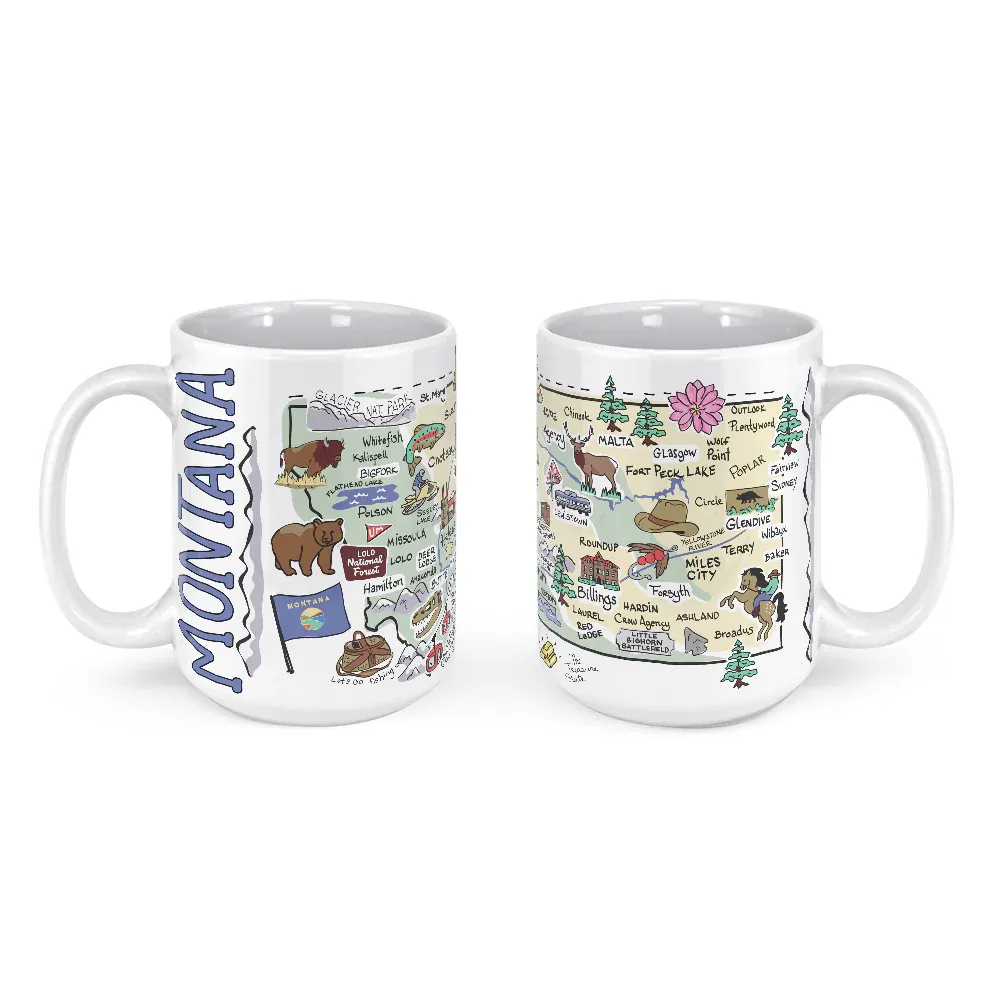 Fish Kiss Montana Mug