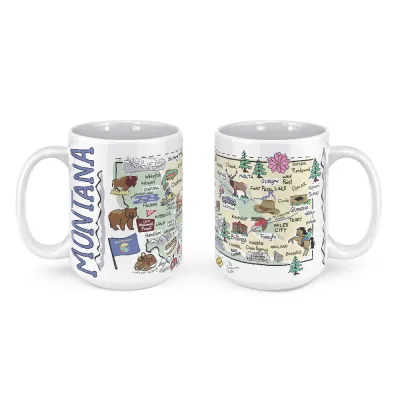Fish Kiss Montana Mug