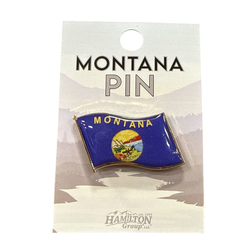 Montana State Flag Souvenir Pin
