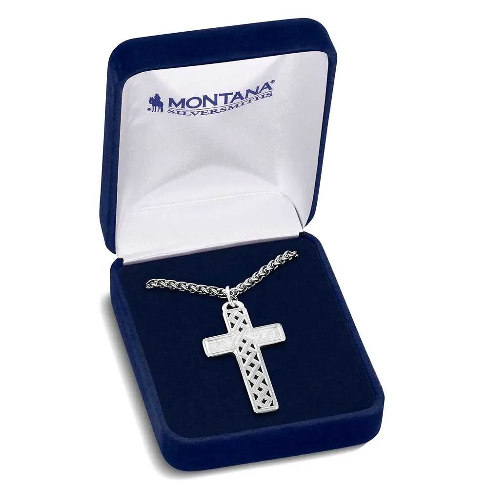 Woven Legacy American Made Cross Necklace