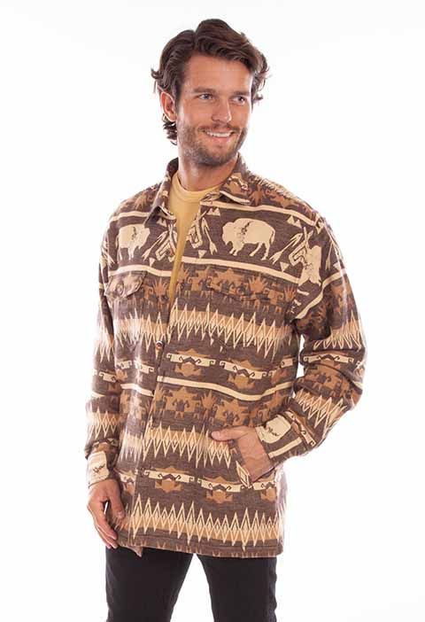 Scully Men&#39;s Buffalo Shirt Jacket