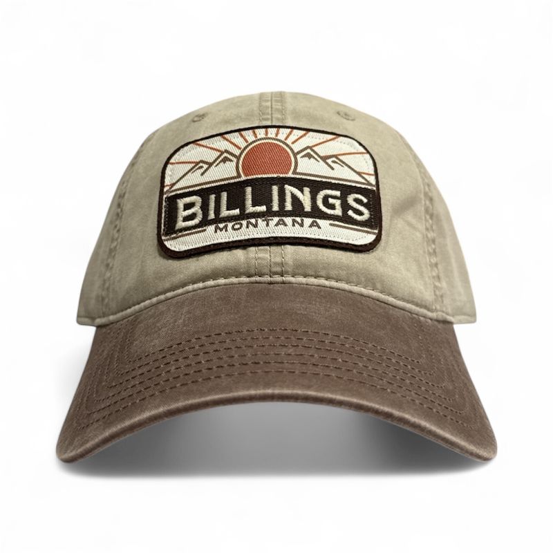 Billings Montana Terra Twill Khaki Ball Cap