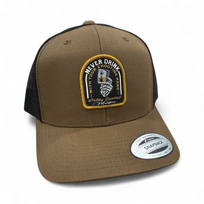 Never Drink With Your Shooting Hand Snapback Hat