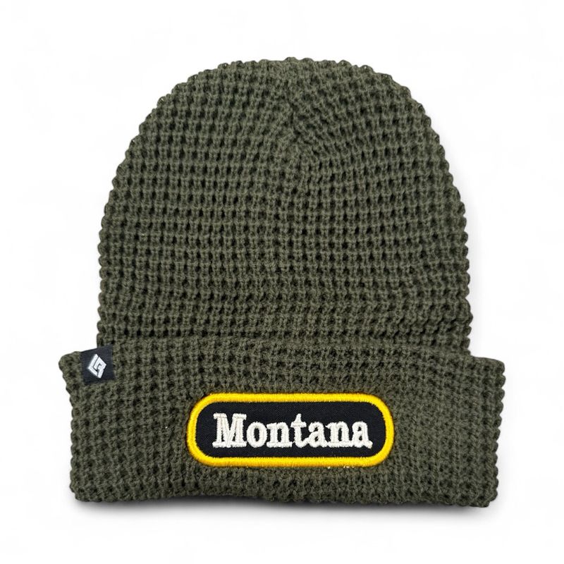 Lone Rock Montana Waffle Sage Beanie