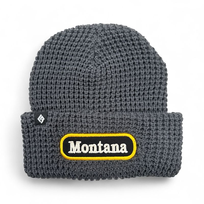 Lone Rock Montana Waffle Charcoal Beanie