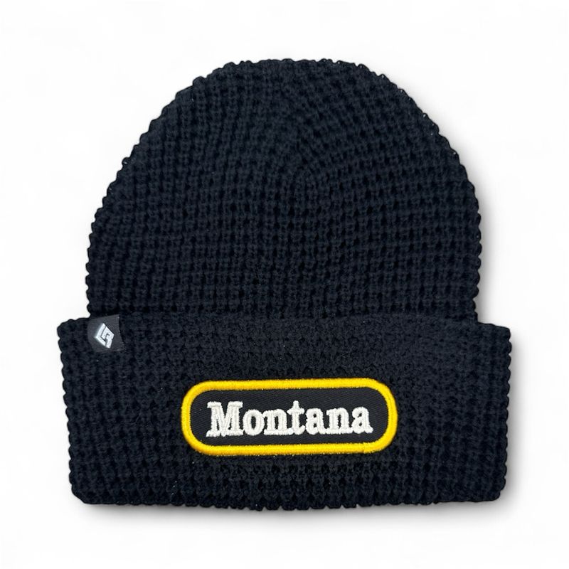 Lone Rock Montana Waffle Black Beanie