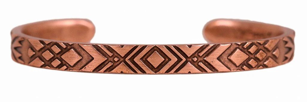 Sergio Lub Dawn Copper Bracelet, Width: Narrow, Size: Large
