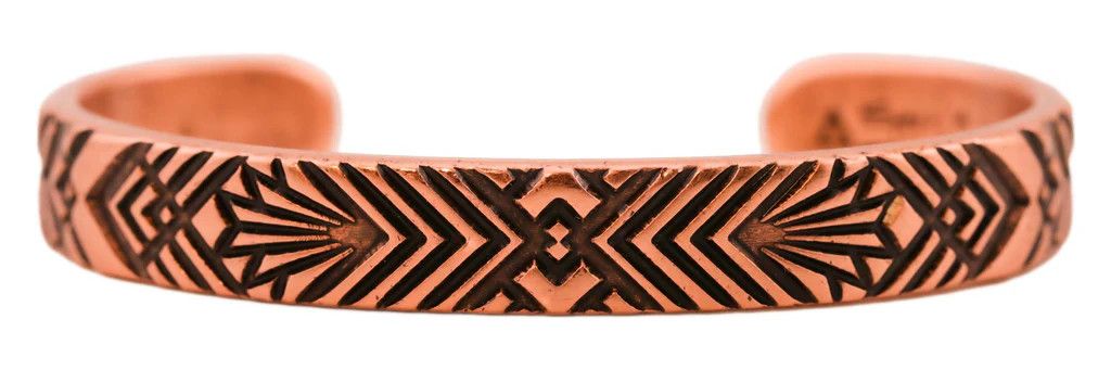 Sergio Lub Nouveau Copper Bracelet, Width: Regular, Size: Medium