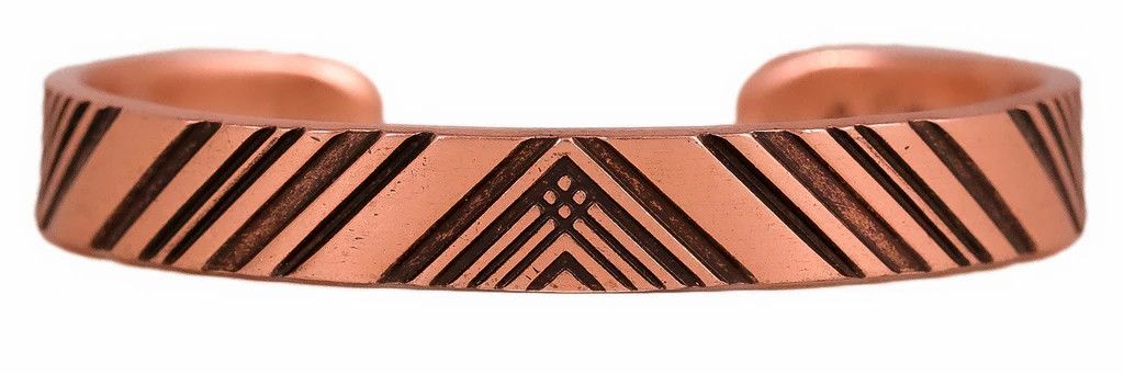 Sergio Lub Zenith Copper Bracelet, Width: Regular, Size: Large