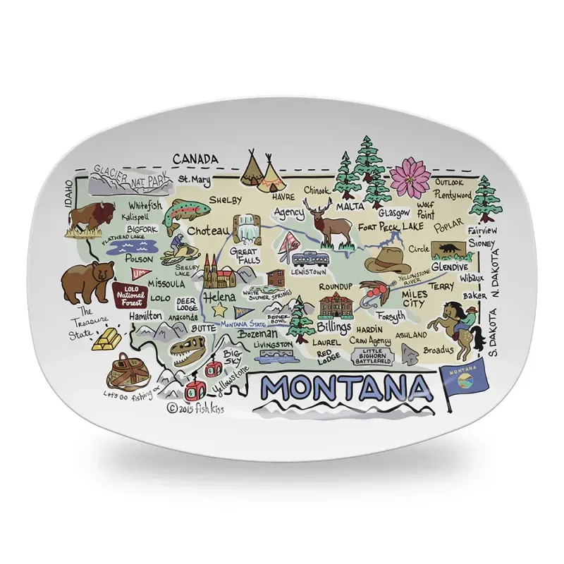Fish Kiss Montana Platter