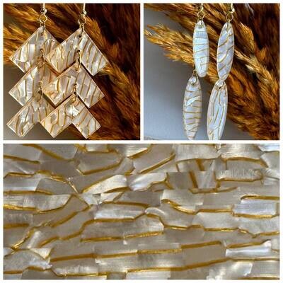 Pearly White &amp; Gold