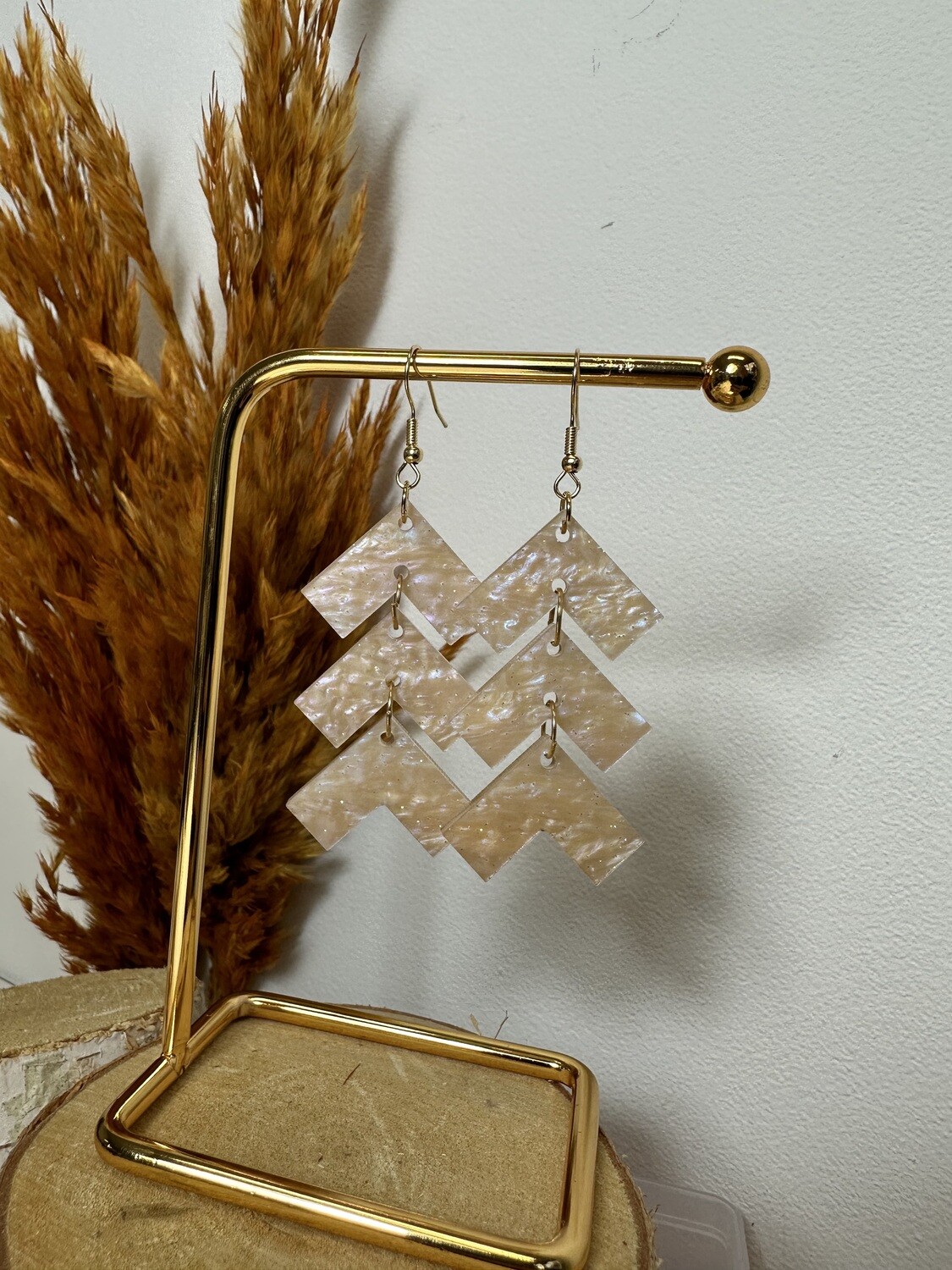 Zig zag - Pearly Pink